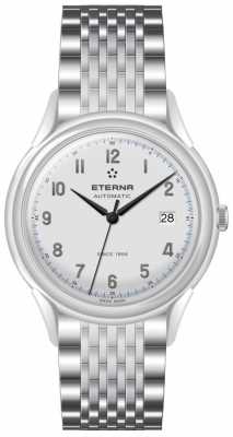 Eterna Mens Heritage 1948 Automatic Steel Mesh 2955.41.14.1741 Eterna Mens Heritage 1948 Automatic Steel Mesh 2955.41.14.1741