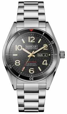 Barbour Mens Kenton Day Date Dial Stainless Steel BB054SL Barbour Mens Kenton Day Date Dial Stainless Steel BB054SL