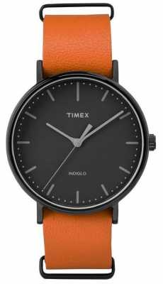 Timex Unisex Weekender Fairfield Black Dial TW2P91400 Timex Unisex Weekender Fairfield Black Dial TW2P91400