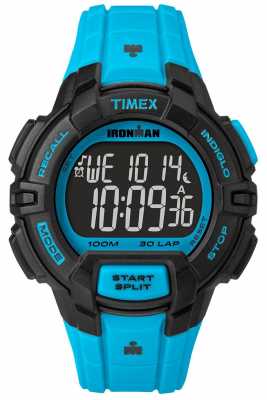 Timex Mens Indiglo Iron Man Rugged Alarm Chronograph Blue TW5M02700 Timex Mens Indiglo Iron Man Rugged Alarm Chronograph Blue TW5M02700