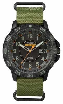Timex Mens Gallatin Green Fabric Strap Black Dial TW4B03600 Timex Mens Gallatin Green Fabric Strap Black Dial TW4B03600