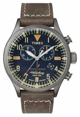 Timex Mens The Waterbury Chronograph Navy Dial TW2P84100 Timex Mens The Waterbury Chronograph Navy Dial TW2P84100