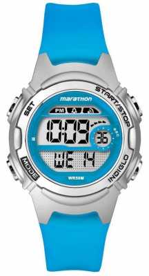 Timex Childrens Marathon Alarm Chronograph Blue TW5K96900 Timex Childrens Marathon Alarm Chronograph Blue TW5K96900