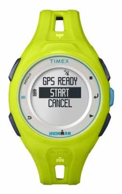 Timex Unisex Iron Man Run GPS Alarm Chronograph Green TW5K87500 Timex Unisex Iron Man Run GPS Alarm Chronograph Green TW5K87500