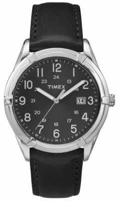 Timex Mens Easton Avenue Black Silver TW2P76700 Timex Mens Easton Avenue Black Silver TW2P76700