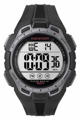 Timex Mens Iron Man Marathon Alarm Grey Black TW5K94600 Timex Mens Iron Man Marathon Alarm Grey Black TW5K94600