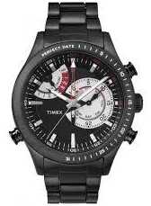 Timex Mens Chronograph Timer Black Metal Strap TW2P72800 Timex Mens Chronograph Timer Black Metal Strap TW2P72800