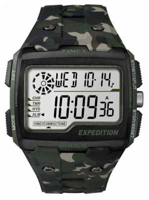 Timex Mens Grid Shock Alarm Chronograph Khaki TW4B02900 Timex Mens Grid Shock Alarm Chronograph Khaki TW4B02900