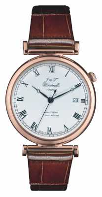 J&T Windmills Mens Bartholomew Mechanical Rose Gold Watch WGS50001/01 J&T Windmills Mens Bartholomew Mechanical Rose Gold Watch WGS50001/01