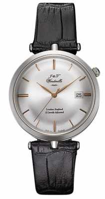 J&T Windmills Mens Threadneedle Mechanical Watch Sterling Silver Rose Gold WGS10001/06 J&T Windmills Mens Threadneedle Mechanical Watch Sterling Silver Rose Gold WGS10001/06
