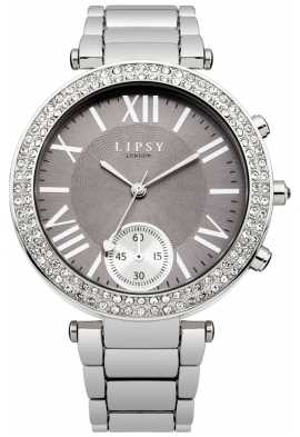 Lipsy Womens Stainless Steel Bracelet Grey Dial LP453 Lipsy Womens Stainless Steel Bracelet Grey Dial LP453