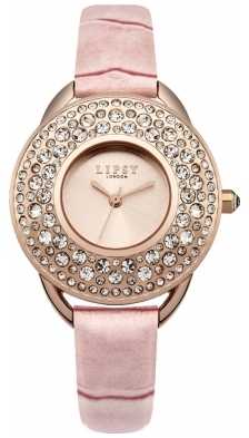 Lipsy Womens Pink Strap Rose Gold Dial LP446 Lipsy Womens Pink Strap Rose Gold Dial LP446