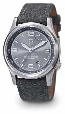 Elliot Brown Mens Tyneham Grey Strap Grey Dial Display Caseback 305-D02-F01 Elliot Brown Mens Tyneham Grey Strap Grey Dial Display Caseback 305-D02-F01