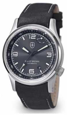 Elliot Brown Mens Tyneham Black Leather Strap Black Dial 305-005-L15 Elliot Brown Mens Tyneham Black Leather Strap Black Dial 305-005-L15