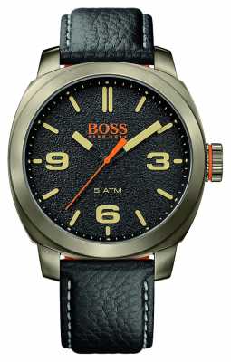 Hugo Boss Orange Mens Cape Town Black Leather Strap Gold Tone Case Black Dial 1513409 Hugo Boss Orange Mens Cape Town Black Leather Strap Gold Tone Case Black Dial 1513409