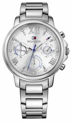 Tommy Hilfiger Womens Claudia Stainless Steel Bracelet Silver Tone Dial 1781741 Tommy Hilfiger Womens Claudia Stainless Steel Bracelet Silver Tone Dial 1781741