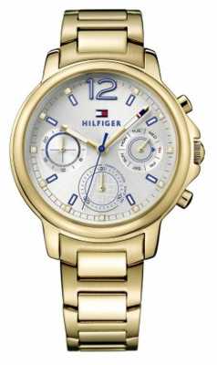 Tommy Hilfiger Womens Claudia Gold Tone Stainless Steel White Dial 1781742 Tommy Hilfiger Womens Claudia Gold Tone Stainless Steel White Dial 1781742