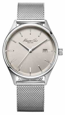 Kenneth Cole Womens Stainless Steel Mesh Bracelet Silver Tone Dial KC10029399 Kenneth Cole Womens Stainless Steel Mesh Bracelet Silver Tone Dial KC10029399