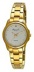 Kenneth Cole Womens Gold Tone Stainless Steel Silver Dial KC10026480 Kenneth Cole Womens Gold Tone Stainless Steel Silver Dial KC10026480