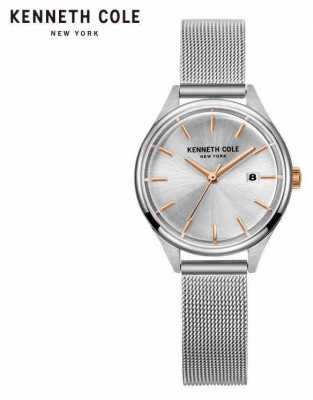 Kenneth Cole Womens Stainless Steel Mesh Silver Dial KC10030840 Kenneth Cole Womens Stainless Steel Mesh Silver Dial KC10030840