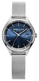 Kenneth Cole Womens Stainless Steel Mesh Blue Dial KC10030841 Kenneth Cole Womens Stainless Steel Mesh Blue Dial KC10030841