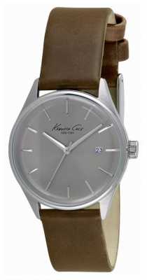 Kenneth Cole Womens Brown Leather Strap Silver Dial KC10025931 Kenneth Cole Womens Brown Leather Strap Silver Dial KC10025931
