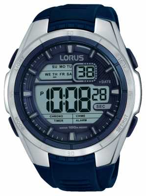 Lorus Mens Chronograph Alarm Stainless Steel Case R2315LX9 Lorus Mens Chronograph Alarm Stainless Steel Case R2315LX9