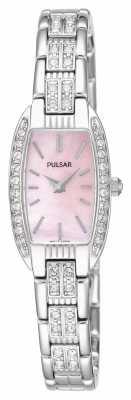 Pulsar Womens Stainless Steel Bracelet Pink Mother Of Pearl Dial PEGG75X1 Pulsar Womens Stainless Steel Bracelet Pink Mother Of Pearl Dial PEGG75X1