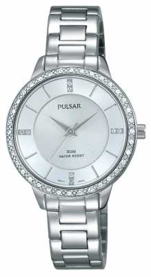 Pulsar Womens Stainless Steel Bracelet Silver Dial PH8213X1 Pulsar Womens Stainless Steel Bracelet Silver Dial PH8213X1