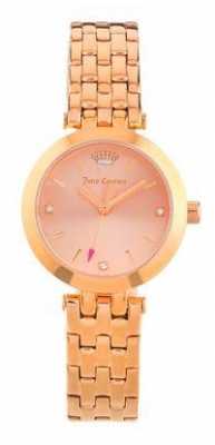 Juicy Couture Womens Cali Rose Gold Tone Stainless Steel Rose Gold Dial 1901460 Juicy Couture Womens Cali Rose Gold Tone Stainless Steel Rose Gold Dial 1901460