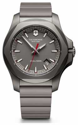 Victorinox Swiss Army Mens I.N.O.X Titanium Grey Rubber Strap Grey Dial 241757 Victorinox Swiss Army Mens I.N.O.X Titanium Grey Rubber Strap Grey Dial 241757