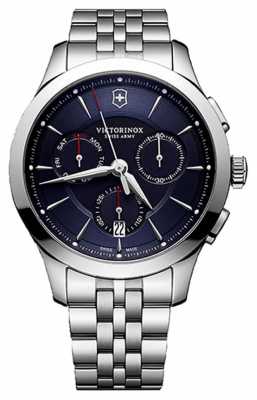 Victorinox Swiss Army Mens Alliance Chronograph Stainless Steel Blue Dial 241746 Victorinox Swiss Army Mens Alliance Chronograph Stainless Steel Blue Dial 241746