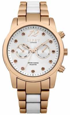 Lipsy Womens Two Tone Bracelet Silver Dial LP480 Lipsy Womens Two Tone Bracelet Silver Dial LP480