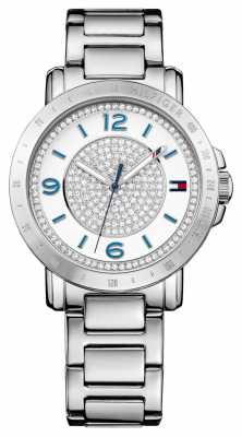 Tommy Hilfiger Womens Liv Stainless Steel Bracelet Silver Dial 1781622 Tommy Hilfiger Womens Liv Stainless Steel Bracelet Silver Dial 1781622