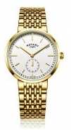 Rotary Mens Canterbury Gold Tone Stainless Steel White Dial GB05062/02 Rotary Mens Canterbury Gold Tone Stainless Steel White Dial GB05062/02