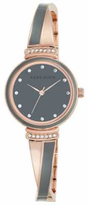 Anne Klein Womens Rose Gold Tone Bracelet Grey Dial AK/N2216GYRG Anne Klein Womens Rose Gold Tone Bracelet Grey Dial AK/N2216GYRG