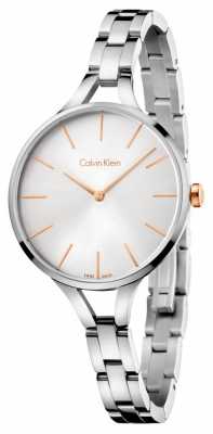 Calvin Klein Womens Graphic Stainless Steel Bracelet K7E23B46 Calvin Klein Womens Graphic Stainless Steel Bracelet K7E23B46