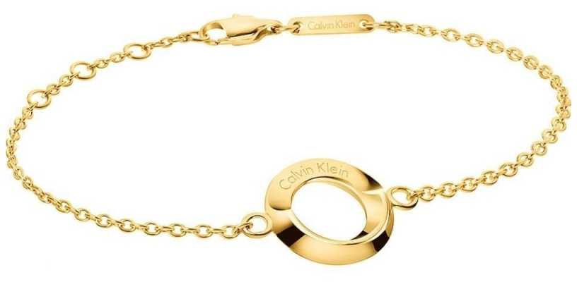 Calvin Klein Womens Beauty Gold Tone Bracelet KJ4NJB100100 Calvin Klein Womens Beauty Gold Tone Bracelet KJ4NJB100100