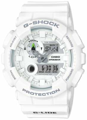 Casio Mens G-Lide White Resin GAX-100A-7AER Casio Mens G-Lide White Resin GAX-100A-7AER
