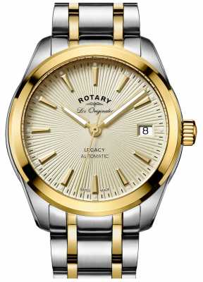 Rotary Womens Legacy Automatic Two Tone Stainless Steel Gold Dial LB90166/03 Rotary Womens Legacy Automatic Two Tone Stainless Steel Gold Dial LB90166/03