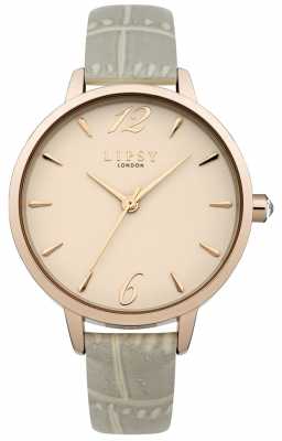 Lipsy Womans Grey Rubber Strap Pale Dial LP485 Lipsy Womans Grey Rubber Strap Pale Dial LP485