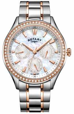 Rotary Womans Hampstead Stainless Steel Two Tone Strap LB05057/41 Rotary Womans Hampstead Stainless Steel Two Tone Strap LB05057/41