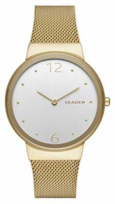 Skagen Womans Stainless Steel Gold Plated Mesh Strap SKW2519 Skagen Womans Stainless Steel Gold Plated Mesh Strap SKW2519