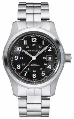 Hamilton Mens Khaki Field Auto Open Back Automatic Sapphire Glass H70515137 Hamilton Mens Khaki Field Auto Open Back Automatic Sapphire Glass H70515137