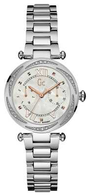 Gc Ladies Precious Day Date Silver Y06111L1 Gc Ladies Precious Day Date Silver Y06111L1