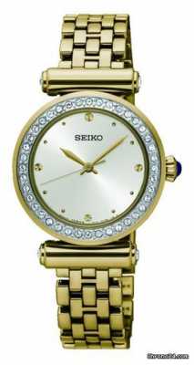 Seiko Womens Gold Plated Steel White Dial SRZ468P1 Seiko Womens Gold Plated Steel White Dial SRZ468P1