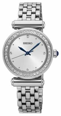 Seiko Ladies Stainless Steel Silver Crystal Dial SRZ465P1 Seiko Ladies Stainless Steel Silver Crystal Dial SRZ465P1