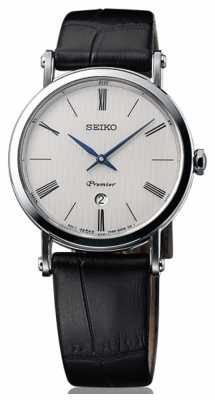 Seiko Premier Ladies Sapphire Glass Black Leather SXB431P1 Seiko Premier Ladies Sapphire Glass Black Leather SXB431P1