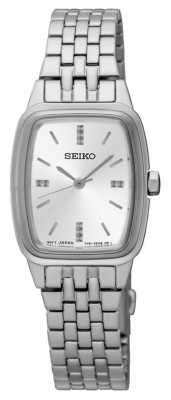 Seiko Womens Tonneau Stainless Steel SRZ469P1 Seiko Womens Tonneau Stainless Steel SRZ469P1