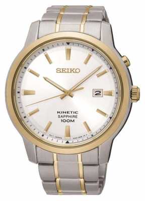 Seiko Mens Kinetic Two Tone Sapphire 100m SKA742P1 Seiko Mens Kinetic Two Tone Sapphire 100m SKA742P1